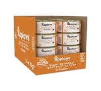 Applaws Nourriture Humide 100% Naturelle pour Chats Adultes, Blanc de Poulet avec Filet de Thon dans Un Bouillon, 24 x 70g Boîtes