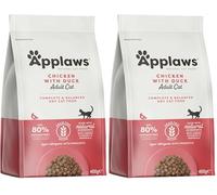 Applaws Poulet/Canard Croquette pour Chat 400 g (Lot de 2)