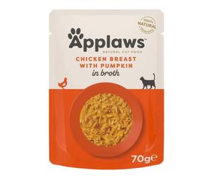 APPLAWS Sachet pour chat poulet et potiron 70 g