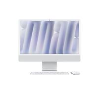 Apple 24" 256 Go SSD 16 Go RAM Puce M4 CPU 8 cours GPU 8 cours Argent Clavier avec pavé numérique