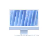 Apple 24" écran retina 4,5K 256Go 16 Go RAM Puce M4 CPU 10 cours GPU 10 cours Bleu