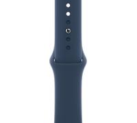 Apple 3J609ZM/A, bracelet, montre intelligente, Blau, Apple, Apple Watch 42 mm Apple Watch 44 mm Apple Watch 45 mm, Fluoro élastomère
