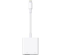 Apple Adaptateur Lightning vers USB pour appareil photo, câble USB 3.0 OTG pour iPhone/iPad pour connecter un lecteur de cartes, une clé USB, un disque U, un clavier, une souris, des hubs, MIDI, Plug