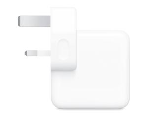 Apple Adaptateur secteur avec deux ports USB-C - 35 W - Type G - Prise pour le Royaume-Uni - Blanc