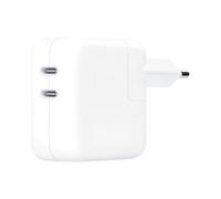 Apple Adaptateur Secteur Double USB-C 35W MNWP3ZM/A - Chargeur secteur 2 ports USB-C, 35W, fiche EU, pour Ordinateur Portable/Smartphone/Tablette/Smartwatch