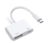 Apple Adaptateur USB-C vers HDMI 4K @ 60 Hz pour iPhone 15 16 MacBook Pro Air iPad Pro, certifié MFi, câble AV HDMI 2.0 numérique Compatible avec Samsung Galaxy S25, Nintendo Switch, Pixelbook, XPS