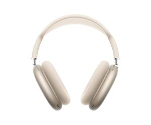 Apple AirPods Max 2, Casque Circum-auriculaire sans Fil, Réduction Active du Bruit, Audio adaptatif, Audio Spatial personnalisé, Traduction en Direct, Casque Bluetooth - Lumière stellaire