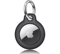 Apple Airtag Case,Airtag Key Ring-Anti-Fall And Anti-Scratch For Pets Wallets And Luggage,Compatible With Airtag Locator Tracker Case (Black)