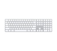 Apple Apple Magic Keyboard avec pavé numérique Clavier sans fil QWERTY / INT Blanc Blanc