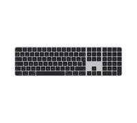 Apple Apple Magic Keyboard avec pavé numérique et Touch ID Clavier sans fil AZERTY / FR Noir Noir