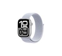 Apple Apple Watch Series 10 GPS 42mm Boîtier en Aluminium Argent avec Boucle Sport Nuée bleue