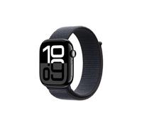 Apple Apple Watch Series 10 GPS 42mm Boîtier en Aluminium Noir de Jais avec Boucle Sport Encre Violette