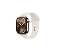 Apple Watch Series 10 OLED 42 mm Numérique 374 x 446 pixels Écran tactile 4G Or Wifi GPS (satellite)