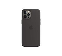 Apple - Back cover pour téléphone portable - avec MagSafe - silicone - noir - pour iPhone 12 Pro Max
