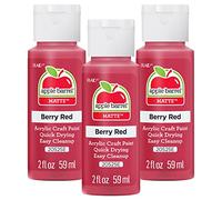 Apple Barrel 20525EA Lot de 3 peintures acryliques Rouge myrtille 56,7 g