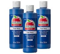Apple Barrel 2616EA Lot de 3 peintures acryliques Bleu marine 237 ml