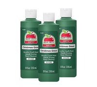 Apple Barrel Lot de 3 peintures acryliques de couleurs assorties (237 ml) Vert Noël 20429