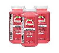 Apple Barrel Lot de 3 peintures acryliques de couleurs assorties (473,6 g), 21123A, rouge vif