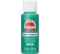Apple Barrel Peinture acrylique - Vert turquoise - 59,1 ml - Peinture acrylique mate classique pour une application facile - Loisirs créatifs - Fournitures d'art avec une finition mate