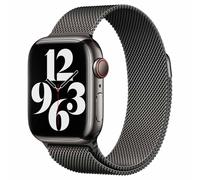 Apple Bracelet à boucle Milanais pour Watch | 38/40/41/42 mm Graphite Gris foncé
