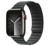 Apple Bracelet à maillons magnétique FineWoven pour Watch | 44/45/46/49 mm Taille S/M Evergreen Vert