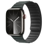 Apple Bracelet à maillons magnétique FineWoven Watch Series 1 t/m 11 / SE / Ultra (44/45/46/49 mm) Taille M/L Evergreen Vert