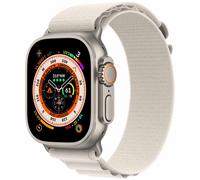 Apple Bracelet Alpine Loop Watch Series 1 t/m 11 / SE / Ultra (44/45/46/49 mm) Taille S Starlight Blanc