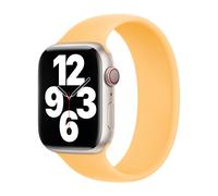 Apple Bracelet Boucle unique en Silicone pour Watch | 38/40/41/42 mm Taille 5 Sunglow Jaune