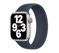 Apple Bracelet Boucle unique en Silicone Watch | 38/40/41/42 mm Taille 2 Storm Blue Bleu