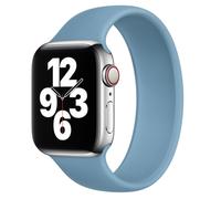 Apple Bracelet Boucle unique en Silicone Watch | 38/40/41/42 mm Taille 8 Northern Blue Bleu