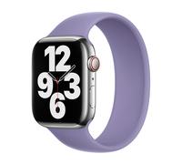 Bracelet Boucle unique en Silicone pour Apple Watch | 38/40/41/42 mm - Taille 9 - English Lavender