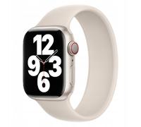 Apple Bracelet Boucle unique Watch Series 1 á 10 / SE / Ultra (2) (44/45/46/49 mm) Taille 9 Lumière stellaire Starlight