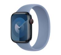 Apple Bracelet Boucle unique en Silicone Watch | 44/45/46/49 mm Taille 10 Winter Blue Bleu