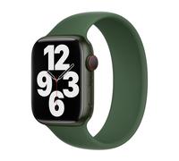 Apple Bracelet Boucle unique en Silicone Watch | 44/45/46/49 mm Taille 8 Clover Vert
