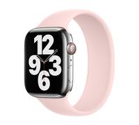 Apple Bracelet Boucle unique en Silicone Watch | 44/45/46/49 mm Taille 9 Chalk Pink Rose clair
