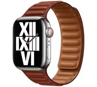 Apple Bracelet Leather Link Watch | 38/40/41/42 mm Taille M/L Umber Marron