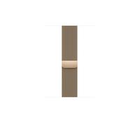 Apple Original Boucle Milanaise pour Apple Watch M/L 42mm / 44mm / 45mm / 49mm - Doré (2ème Gen) - MTJP3ZM/A