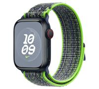 Apple Bracelet Nike Sport Loop pour Watch | 38/40/41/42 mm Bright Green et Blue Multicolore