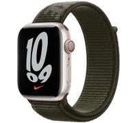 Apple Bracelet Nike Sport Loop pour Watch | 38/40/41/42 mm Cargo Khaki Vert foncé