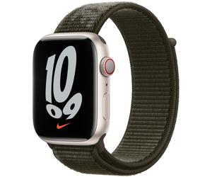 Apple Bracelet Nike Sport Loop pour Watch | 38/40/41/42 mm Cargo Khaki Vert foncé