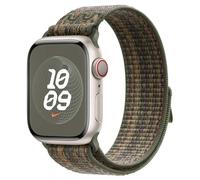 Apple Bracelet Nike Sport Loop pour Watch | 38/40/41/42 mm Sequoia et Orange Multicolore