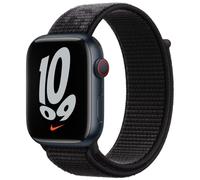 Apple Bracelet Nike Sport Loop Watch Series 1 t/m 9 / SE (38/40/41 mm) | Series 10 / 11 (42 mm) Black / Grey Noir