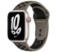 Apple Bracelet Nike Sport pour Watch | 38/40/41/42 mm Taille S/M/L Olive Grey / Black Olive