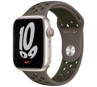 Apple Bracelet Nike Sport Watch Series 1 t/m 11 / SE / Ultra (44/45/46/49 mm) Olive Gray / Cargo Khaki Marron