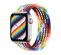 Apple Bracelet Solo tressé pour Watch | 38/40/41/42 mm Taille 7 Pride Edition Multicolore