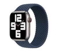 Apple Bracelet Solo tressé pour Watch | 38/40/41/42 mm Taille 9 Abyss Blue Bleu foncé