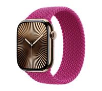 Bracelet Solo tressé pour Apple Watch | 44/45/46/49 mm - Taille 12 - Magenta