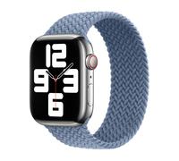 Apple Bracelet Solo tressé pour Watch | 44/45/46/49 mm Taille 4 Slate Blue Bleu