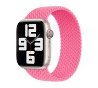 Apple Bracelet Solo tressé Watch | 38/40/41/42 mm Taille 8 Flamingo Rose