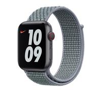 Apple Bracelet Sport Loop pour Watch Series 1 9 / SE (38/40/41 mm) Obsidian Mist Gris